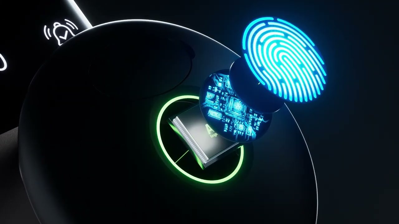 Meari smart video door lock - YouTube