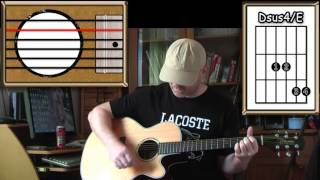 Video thumbnail of "Wish You Were Here - Pink Floyd - Acoustic Guitar Lesson"