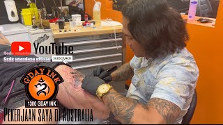 KERJA DI AUSTRALIA | VLOG G’DAY INK TATTOO STUDIO