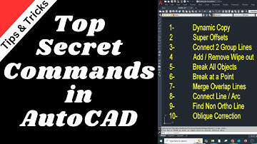 Top Secret Commands for Fast Working In AutoCAD🚀 | Best  AutoCAD Time Saving Commands✔ | KDS
