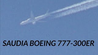 Saudia Boeing 777-300ER (HZ-AK41) cruising over Hartford, CT by Elevators Hotels and Aviation by TMichael Pollman 140 views 3 weeks ago 1 minute, 7 seconds