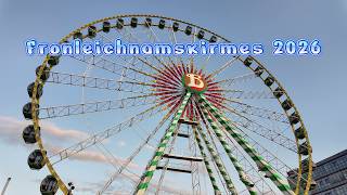 Fronleichnamskirmes OB-Sterkrade Vorschau 2026  | Die Fahrgeschäfte |🎡4K/UHD