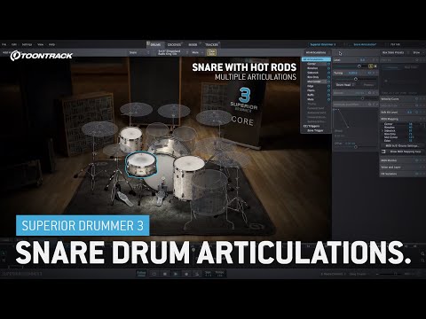 Superior Drummer 3: Snare drum articulations