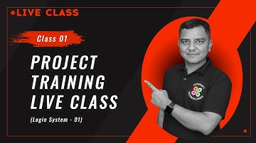 Class 01 | Live Project Training in PHP with Kiran Sir | Login System 01 | Aurosoft Technologies