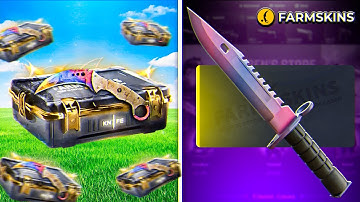 KNIFE CASE GAVE ME M9 BAYONET GAMMA DOPPLER !!! - Farmskins Promo Code 2025