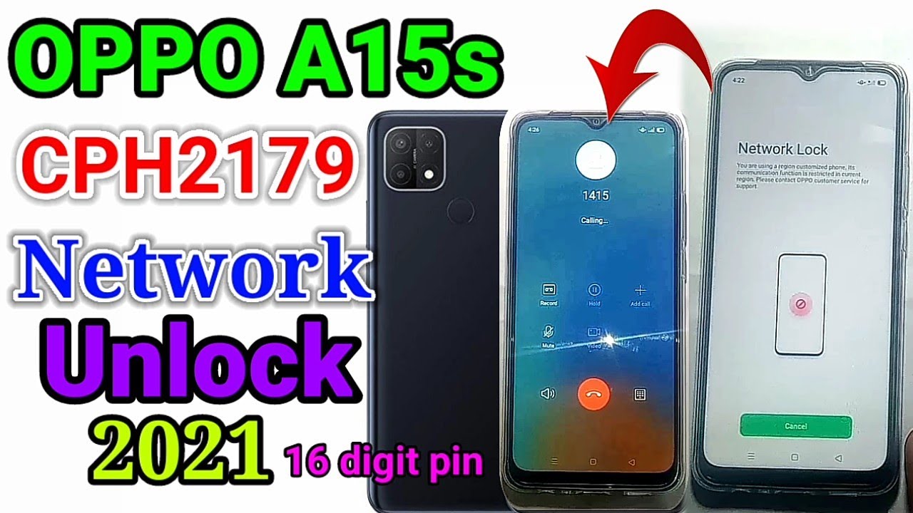 Oppo A15s Network Unlock 2021  CPH2179 Network Unlock  All Oppo Network Unlock