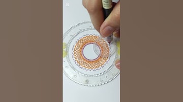 Ultimate Spirograph Art | Satisfying ASMR Spiral Sound! #art #shorts #spirograph #satisfying #asmr