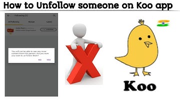 How to UnFollow someone on Koo app | Koo app may account to kaise unfollow karey | Techno Logic
