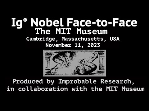 The 2023 IG NOBEL FACE-TO-FACE event