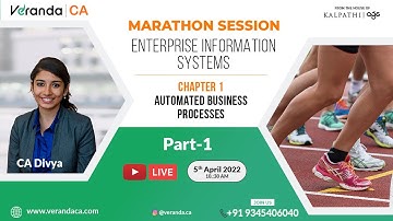 CA Inter  - Enterprise Information Systems - Chapter 1  - Automated Business Processes - Part 1