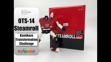 The Kamikaze Transformation Challenge: BadCube OTS-14 Steamroll (not) Sideswipe