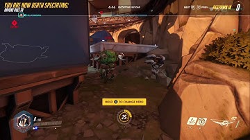 Watchpoint Gibraltar Attack: Jetboosting Pharah Headshot with Hanzo