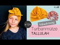 Turbanmütze "Tallulah" von Kid5 Pattern ganz einfach selber nähen. Komm ich zeige es dir!