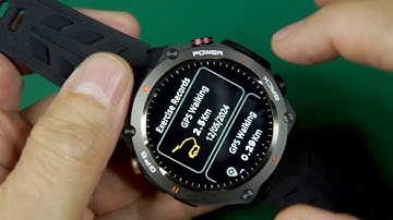 NEW KC82 Military GPS Smart Watch - Walking, running with a track record (link in the description)