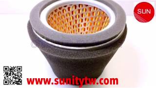Engine spare parts AIR FILTER AND PREFILTER REPLACES for ROBINSUBARU EY25 EY40 207 32606 18