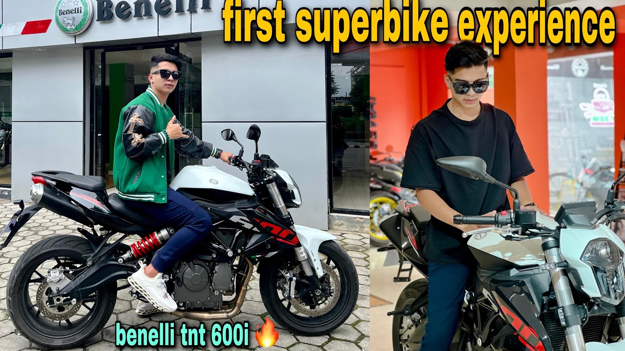 First Time Riding a Superbike - Benelli Tnt 600i🔥| street reaction😎| 4 cylinder exhaust sound❤️