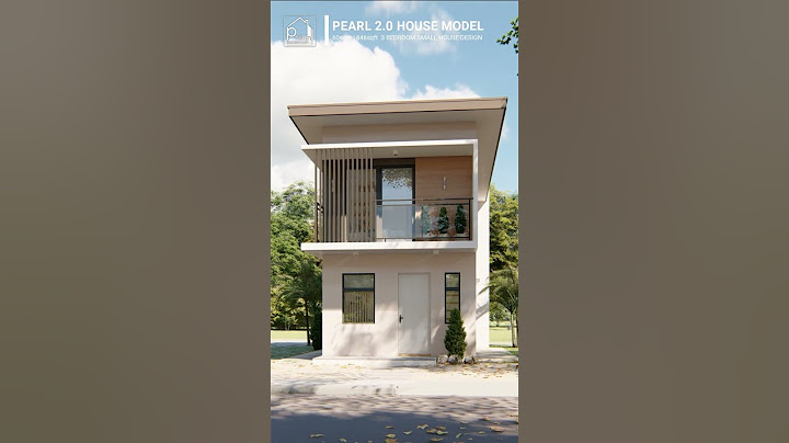 PEARL 2.0 HOUSE MODEL, 3 Bedroom Small House Design  #budgethomes #architecture #budgethouseideas