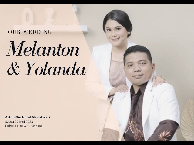 Wedding Ceremony IPDA dr Melanton u0026 apt. Yolanda class=