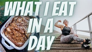 What I Eat In A Day (For Double Training Sessions) WITH MACROS!