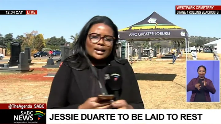 The late ANC's DSG, Jessie Duarte to be laid to re...