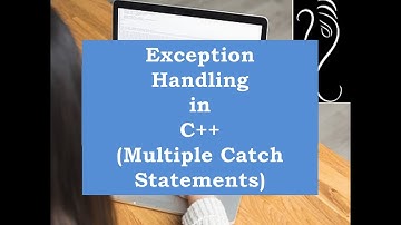 Exception Handling (multiple catch) in C++