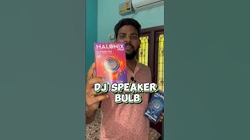 Dj Speaker Bulb 😍 This is a different level product👌 #shorts