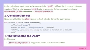 How to Fetch Friends Using Document References in Firestore