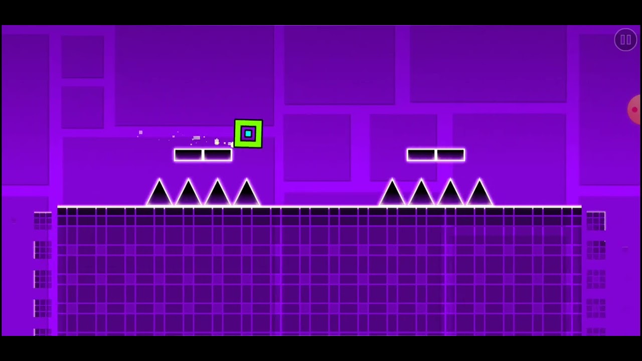 Playing Geometry dash for the first time - YouTube