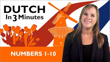 Learn Dutch - Dutch in Three Minutes - Numbers 1-10