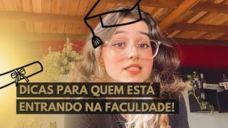 DICAS PARA QUEM ESTÁ ENTRANDO NA FACULDADE │ Dicas Para Calouros Começando a Universidade