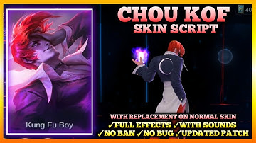 Chou Kof Skin Script | No Password + Full Effects + With Replacement on Normal Skin | Ikigai Plays