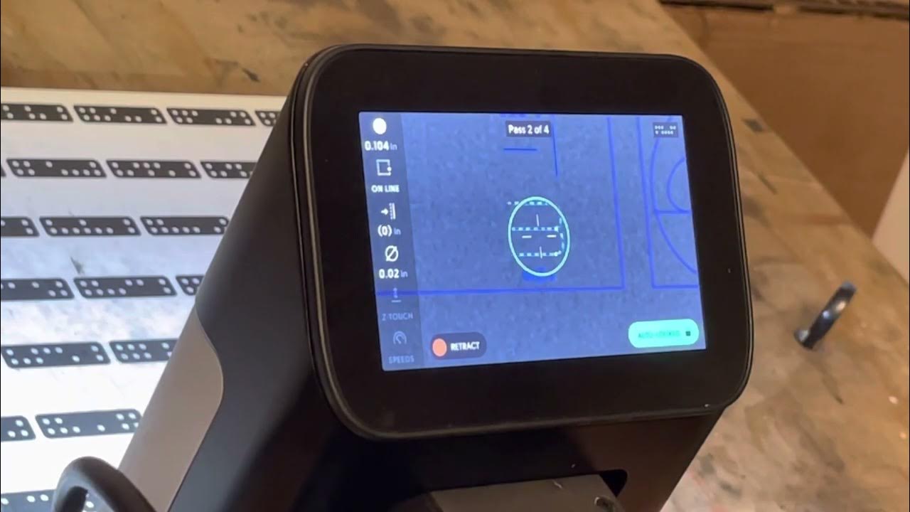 Shaper Origin AutoPass Engraving Letters YouTube