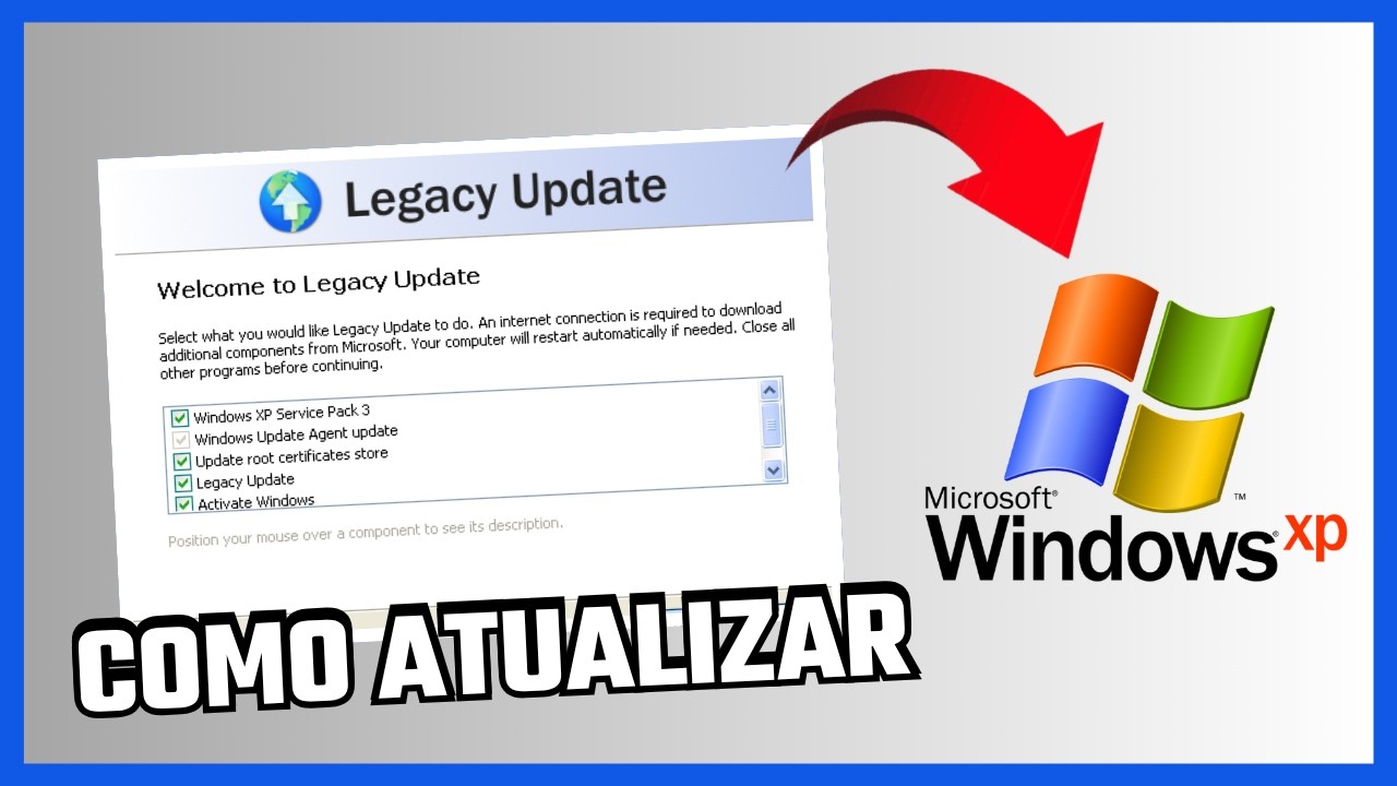 Windows Xp Updateing Image Como atualizar o Windows xp através do Legacy Update. - YouTube