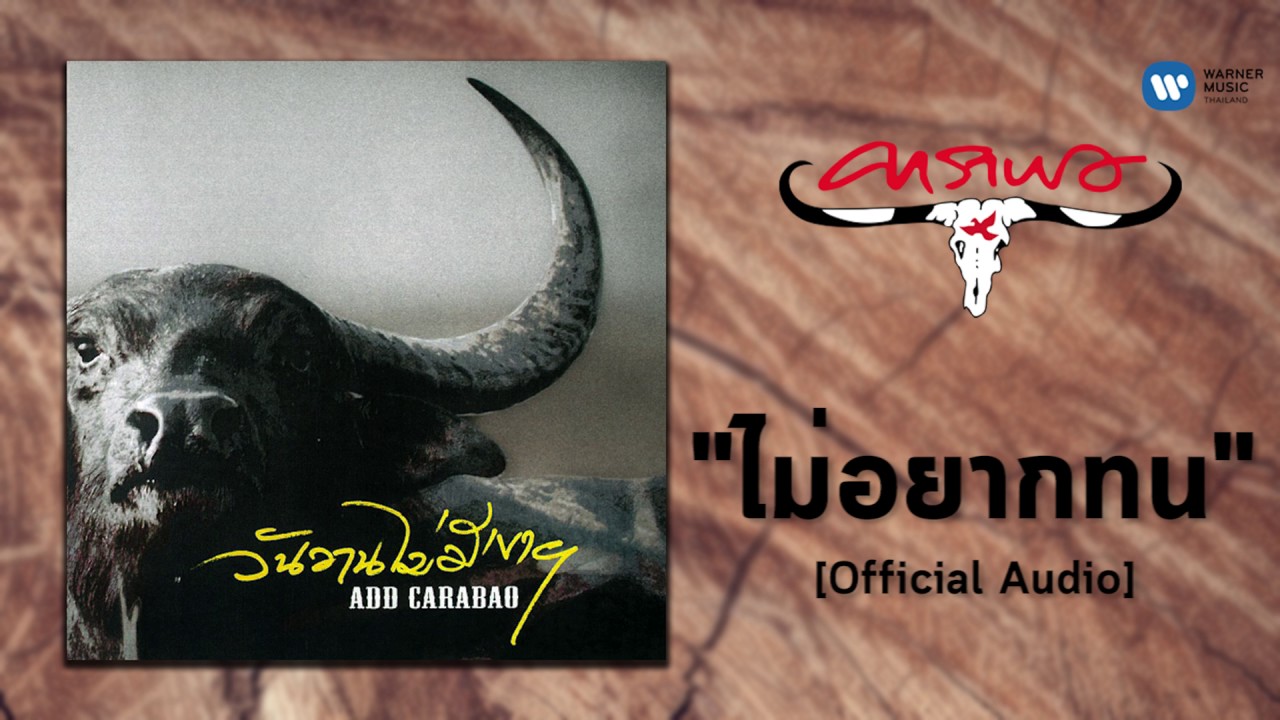 ปกเพลง ไม่อยากทน (Audio) — CARABAO