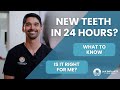 New teeth in 24 hours what to know and is it the right fit for you  jax implants and dentures
