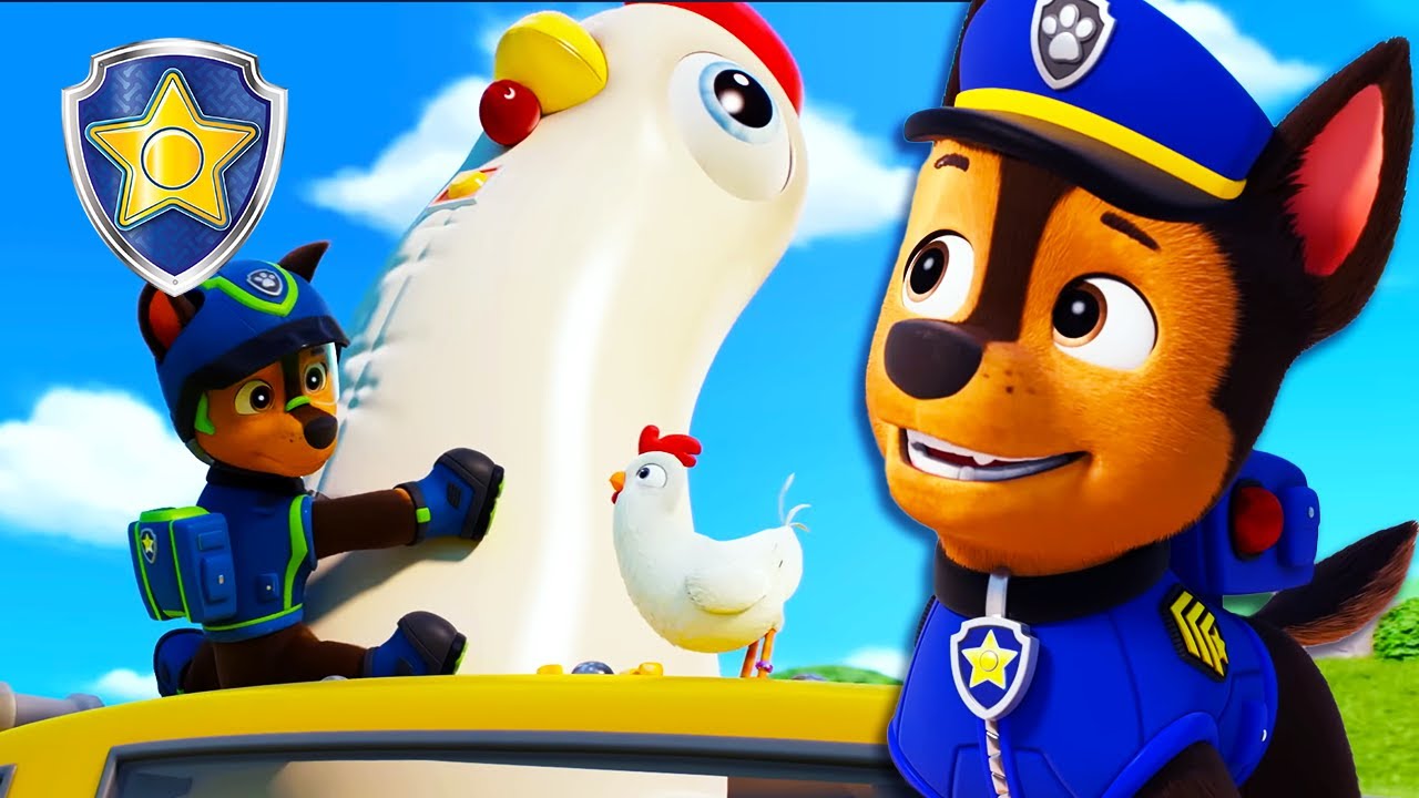 Train Trouble! Chase Saves Everyone from the Chicken Conductor | Chase Official Channel | PAW Patrol