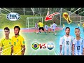 COPA DO MUNDO BRASIL vs ARGENTINA JOGO 5 vs 5 DESAFIOS DE FUTEBOL 2020 ‹ Rikinho ›