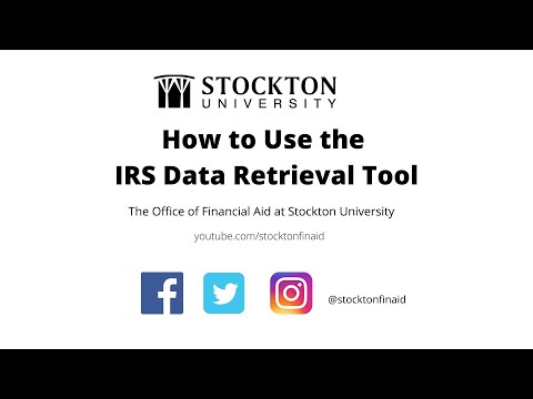 How to Use the IRS Data Retrieval Tool