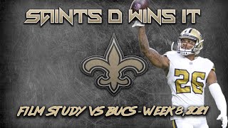 Saints Film Room: Defense Wins It | How the defensive stopped Tom Brady & the Bucs to win | All-22