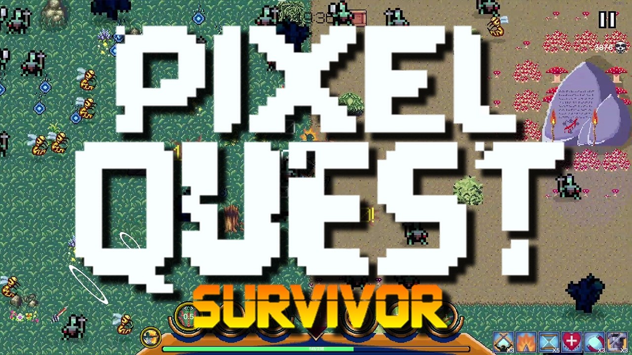 Make a Killer Build!! | Action Roguelite 【 Pixel Quest: Survivor 】