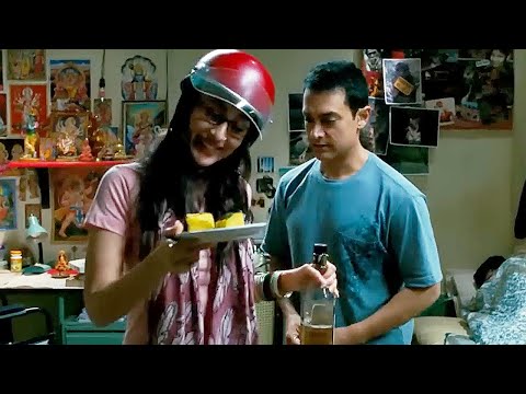 Dhokla, Thepla, Khakra Aise Lagta Hai Sab Missiles Hai - Aamir Khan, Kareena Kapoor | 3 Idiots Scene