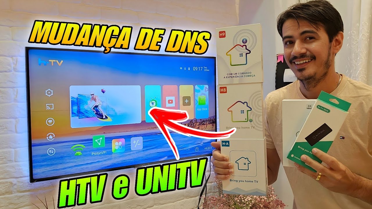 Resolvido! Fazendo a mudança do DNS na HTV e UNITV + VPN 