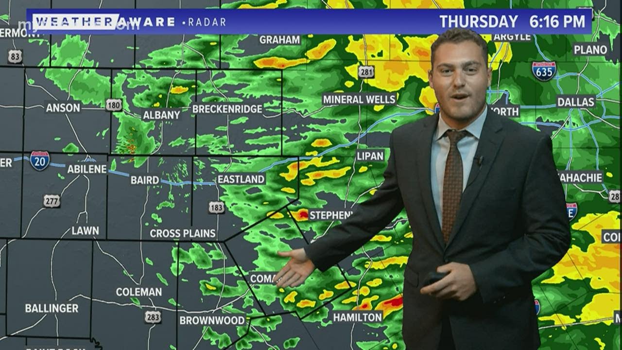 'Isolated shower and storm chances continue Thursday evening,' 04/15 ...