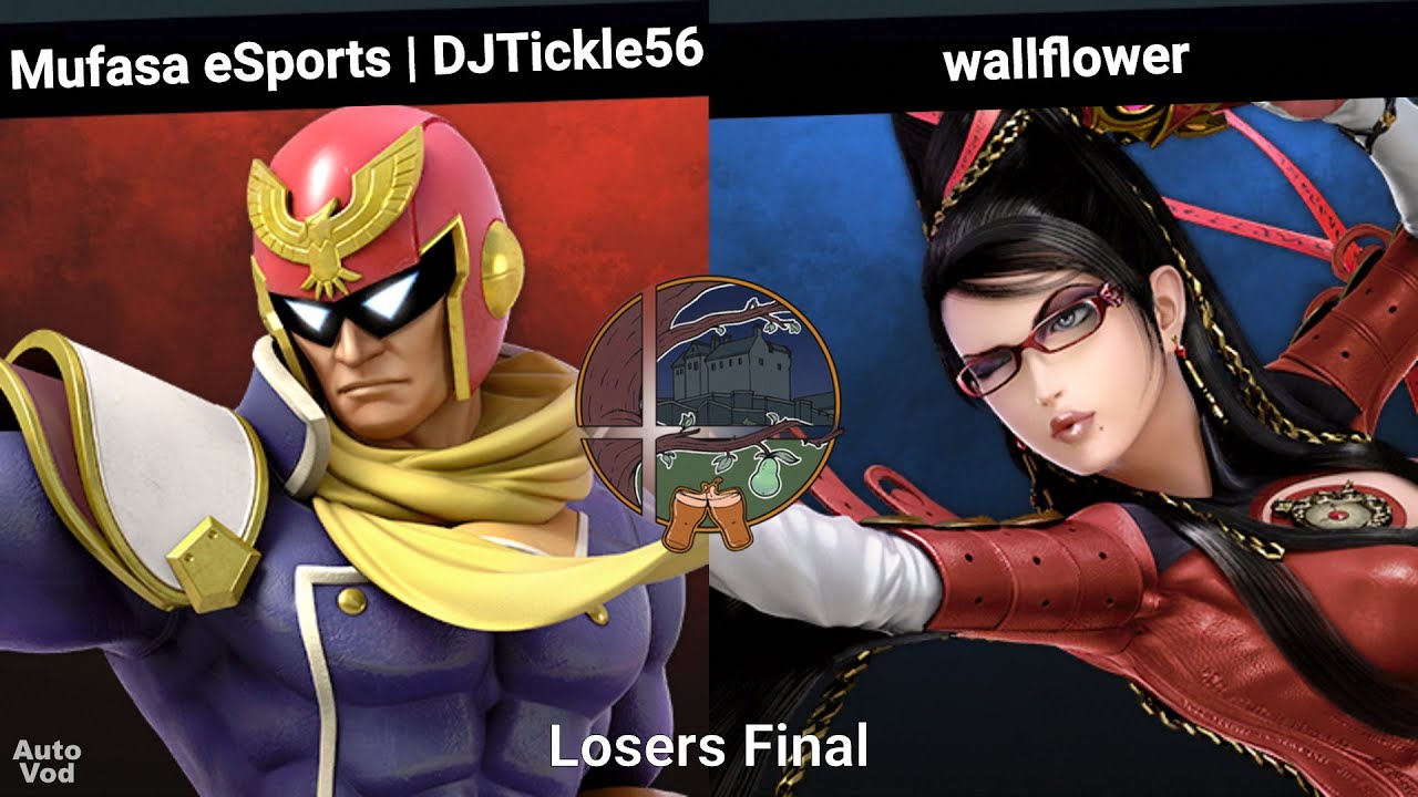 Mufasa eSports | DJTickle56 (Captain Falcon) vs wallflower (Bayonetta) - Tavern Brawl 34