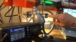 FT991A (C-U) CW Frequency Pitch Offset Demo How Radio Manages TX Frequency shifts for CW vs. USB VFO