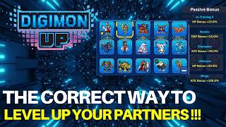Digimon Up - The Correct way to Level up your Partner Digimon ! How to raise your Digimon ! Digimon Up - The Correct way to Level up your Partner Digimon ! How to raise your Digimon !