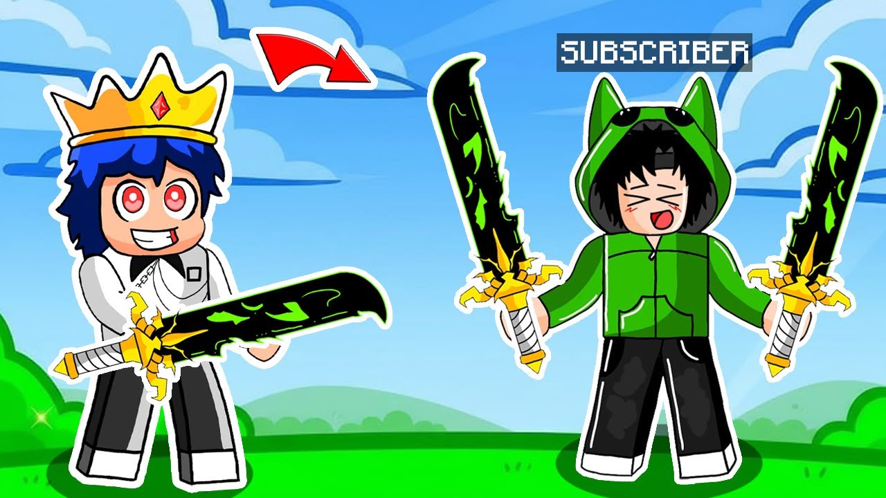 I Gave DARKBLADE to My Subscriber 😱 | Blox Fruits Giveaway Roblox