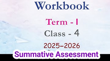 4th Standard Maths Term 1Summative Assessment Workbook Answers 2025-26
