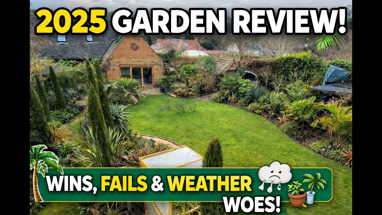 Мой обзор тропических садов Великобритании на 2025 год: успехи, неудачи и проблемы с погодой.