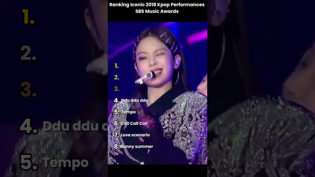 Ranking Iconic 2018 Kpop Performances Sbs Music Awards